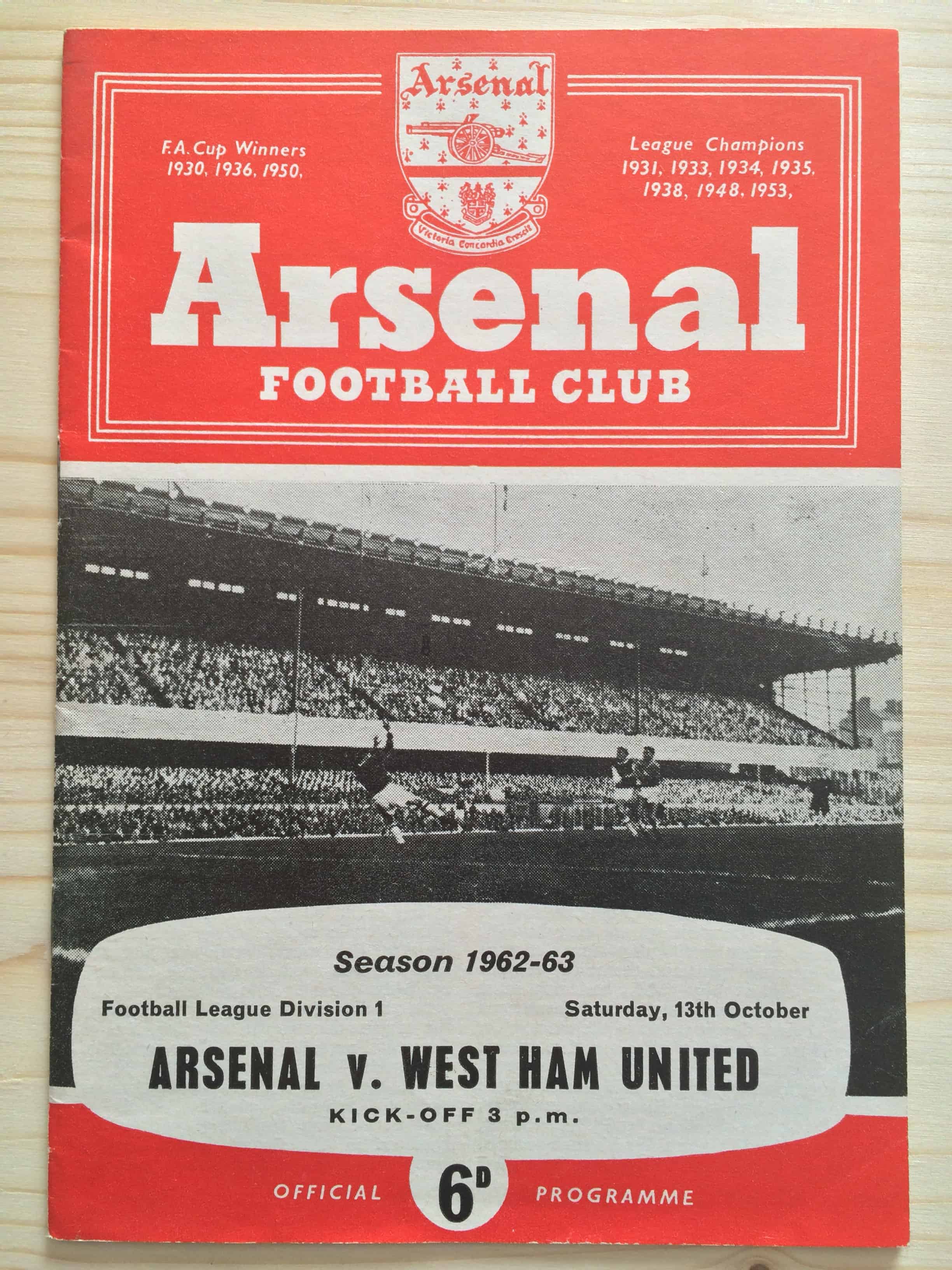 Arsenal FC v West Ham United FC